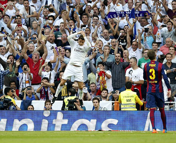 ريال مدريد يفوز بمباراة الكلاسيكو في ارضه على برشلونة