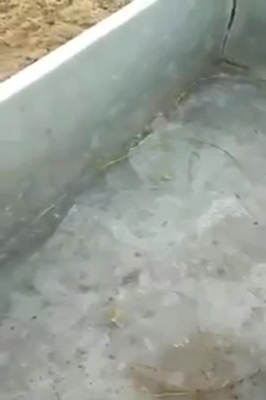 بالفيديو .. شاهد تجمد الماء في حائل