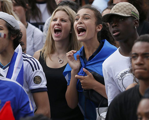 احتفالات مشجعي منتخب ألمانيا