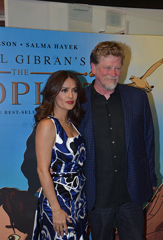 النجمة "سلمى حايك" لأول مرة في موطنها الأصلي "لبنان" لإطلاق فيلم "النبي"