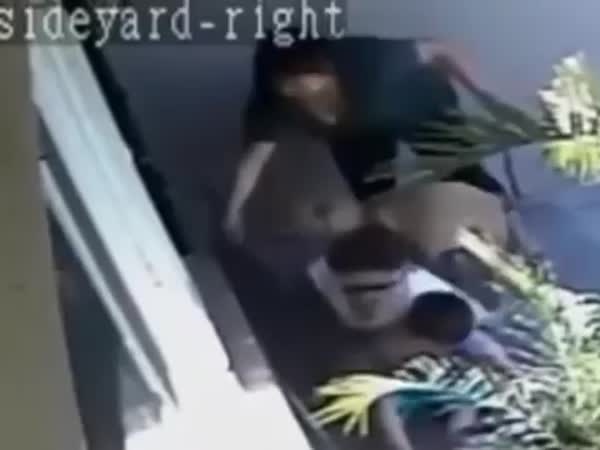 شاهد هذه الأم الشجاعة التي أنقذت ابنها ذو العامين من هجوم كلبين عليه