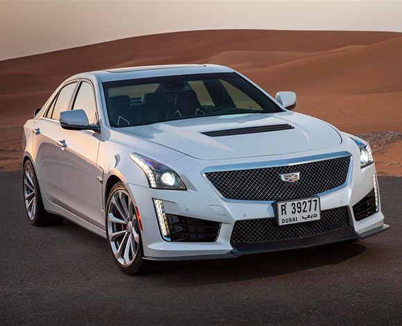 كاديلاك CTS-V 2016 قدرات حقيقية للقيادة ضمن الحلبات