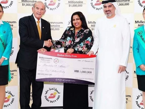 هندي يفوز بيانصيب السوق الحرة بدبي .. مليون درهم إماراتي