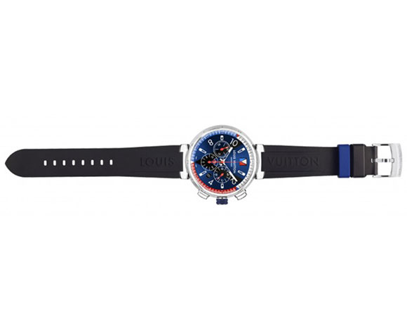 تعرف الى ساعة Tambour Blue الكرونوغراف من لويس فويتن