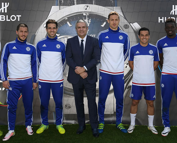 هوبلوت تتعاون مع نادي تشيلسي لاطلاق ساعة Chelsea Chronograph