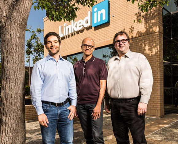 شركة مايكروسوفت تشتري موقع LinkedIn لقاء 26.2 مليار دولار