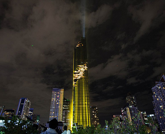 إليك بالصور ... احتفال افتتاح برج Mahanakhon  في بانكوك