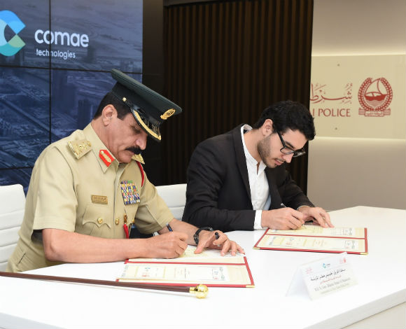 شرطة دبي أول جهة حكومية توقع مذكرة تفاهم لمشروع تجريبي ضمن مسرعات دبي المستقبل