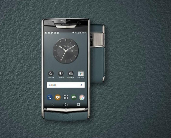 هاتفVertu Signature Touch Teal Fluted  الجديد رائع ومختلف!