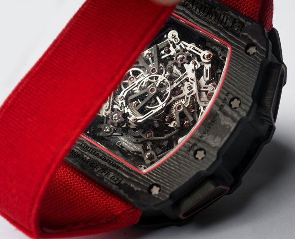 ريتشار ميل تصنع أخف ساعة split second Tourbillon في العالم