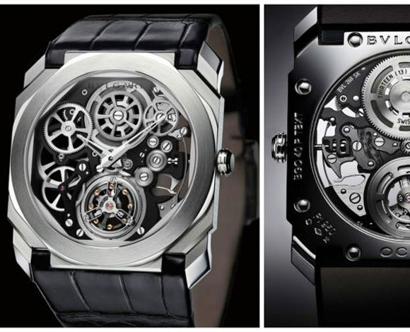 بلغاري تطلق نسخة معدلة من ساعتها  Octo Finissimo Tourbillon