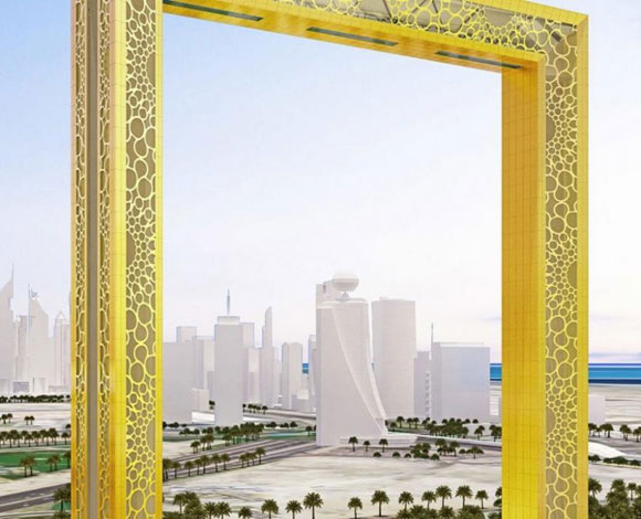 مبنى في دبي مصمم على شكل أكبر إطار صورة في العالم