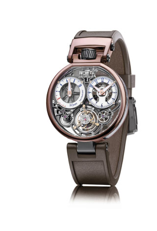 Flying Tourbillon إصدار أزرق وبرونزي