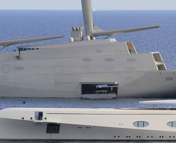أول نظرة على اليخت الروسي ذو ال360 مليون استرليني Sailing  yacht A