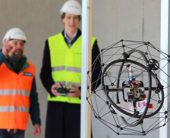 طائرة flyability gimbal بدون طيار خفيفة الوزن ومضادة للصدمات