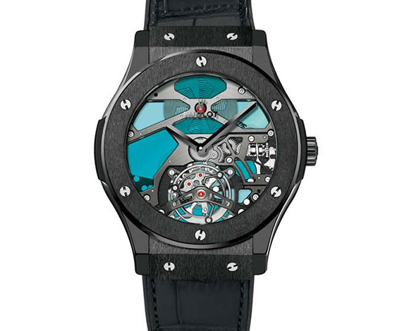مواصفات ساعة Hublot Classic Fusion Tourbillon Vitrail