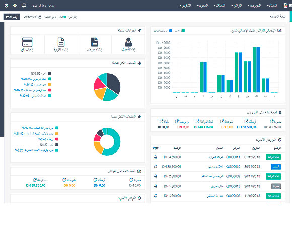 Aliphia: برنامج لإنشاء الفواتير عبر الإنترنت