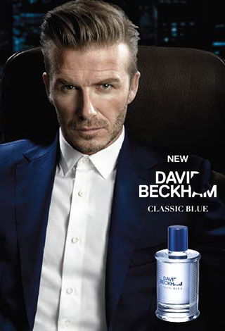 Classic Blue: عطر أنيق من دايفيد بيكهام