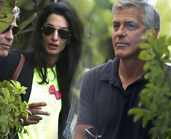 جورج كلوني يختار أرماني لتصميم بذلة زفافه 