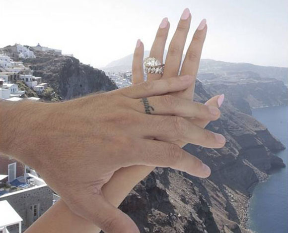 بالصور- ميريام فارس تتزوج من فارس أحلامها اللبناني