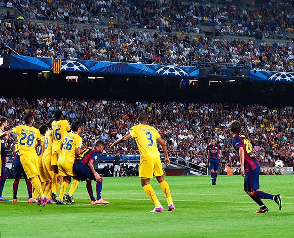 برشلونة يفوز على ابويل نيقوسيا ضمن منافسات دوري الابطال
