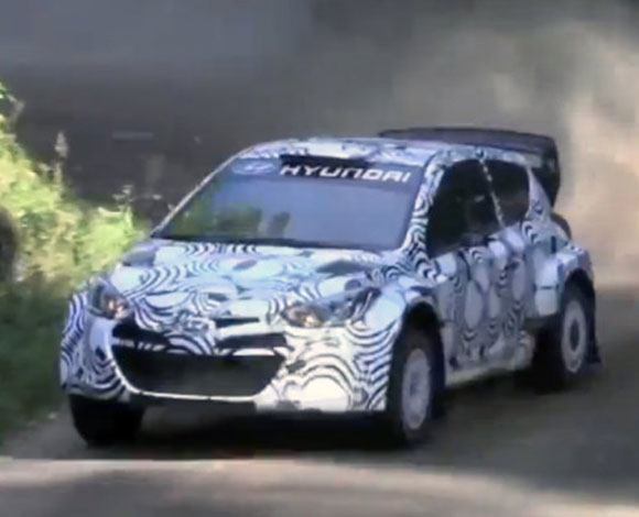 هيونداي تختبر i20 WRC للمشاركة ببطولة العالم