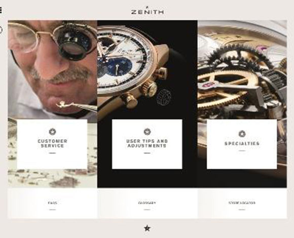 Zenith Watches – The Experience: تطبيق من شأنه أن يطيل العمر المتوقّع لساعتك
