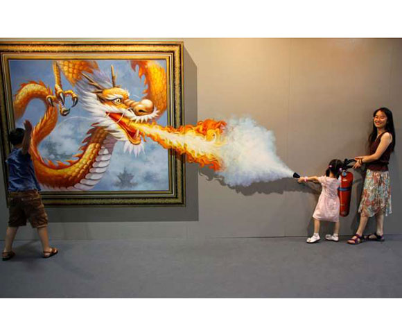 عندما تصبح اللوحات المرسومة حقيقة