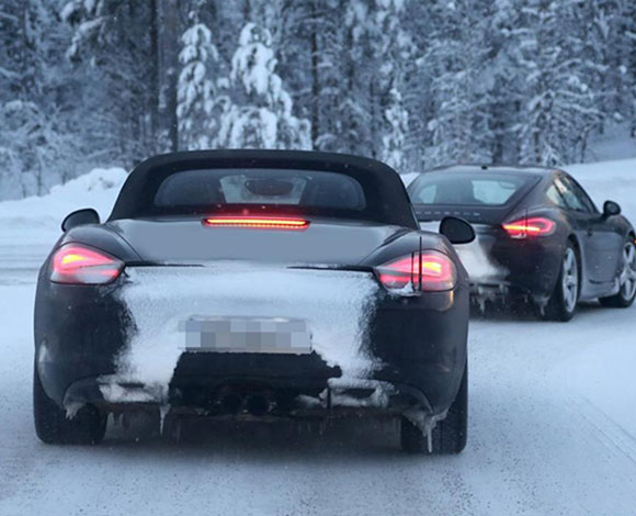 صور تجسسية لسيارة بورش بوكستر GTS 2014