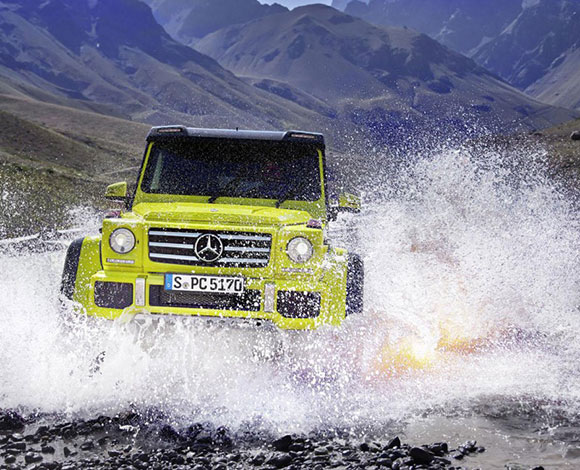 "مرسيدس G500 4x4²" تفاجئ العالم بجبروتها