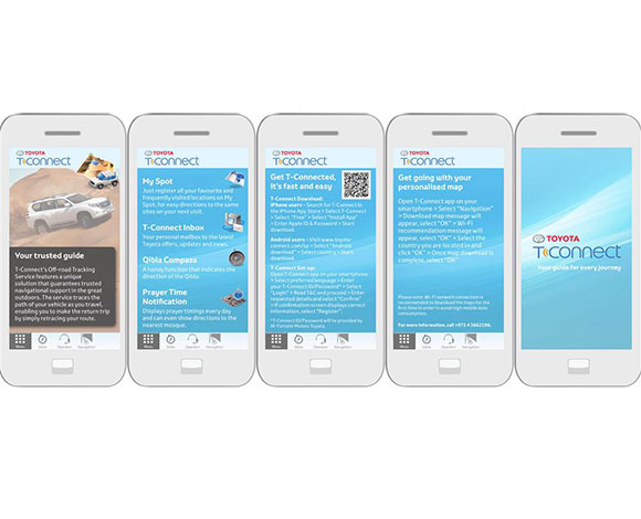 T-Connect: تطبيق جديد في تقنية المعلومات لعملاء "تويوتا"