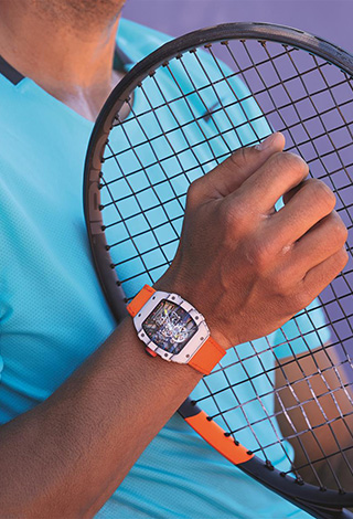 ساعة  Rafael Nadalنظرة جديدة لأناقة الرجل الرياضي من Richard Mille