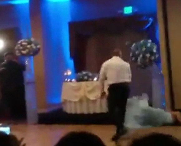 بالفيديو- حفل زفاف لن ينسى أبداً