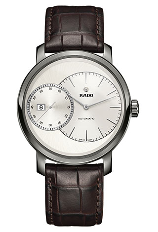 ساعة Rado DiaMaster Grande Seconde الجديدة تحفة مطلقة