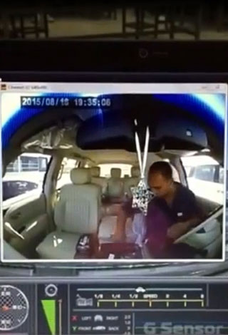 بالفيديو- سعودي عامل صيانة حاول يسرق سيارة سعودي