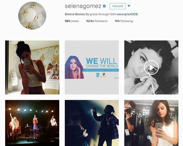 النجوم الأكثر شعبية على انستقرام... كارداشيان في المقدمة