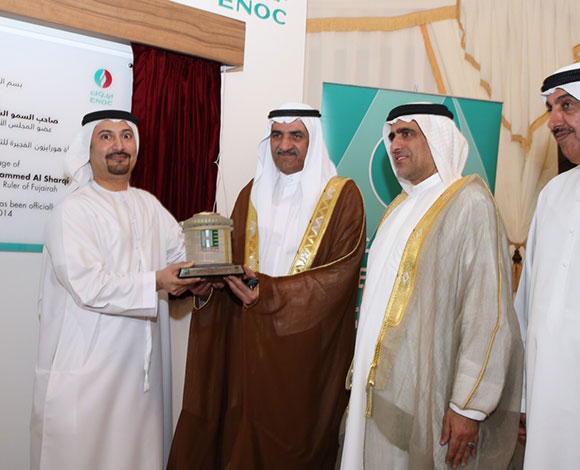 حمد بن محمد الشرقي يدشن منشأة "هورايزون للتخزين" في الفجيرة