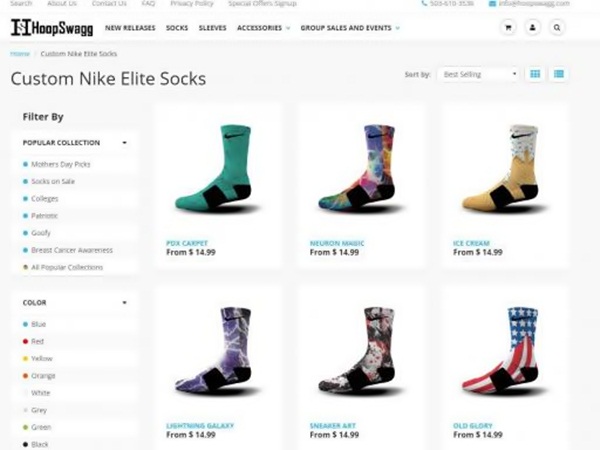 مراهق يجمع ثروة من الجوارب