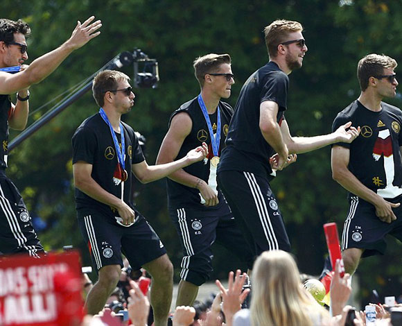 ألمانيا تحتفل بفوزها بكأس العالم 2014 وسط الحشود في برلين