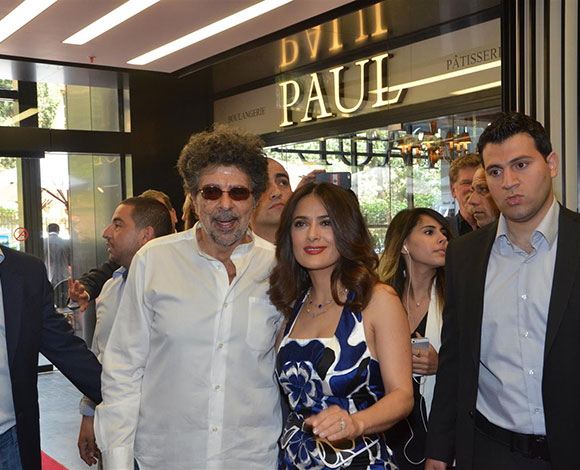 النجمة "سلمى حايك" لأول مرة في موطنها الأصلي "لبنان" لإطلاق فيلم "النبي"