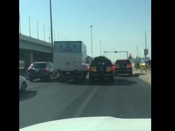 شاهد .. مقطع فيديو لكويتي كاد أن يقبض عليه ولكنه فر بطريقة ذكية