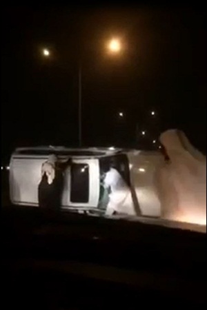 التفحيط كاد يحول ليلة الزفاف إلى مأتم .. فيديو