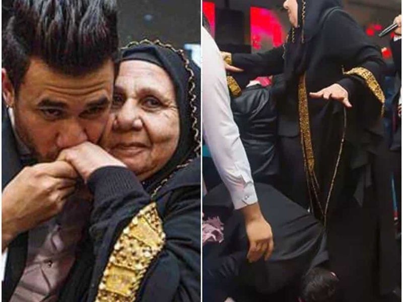 اضغط لمشاهدة الصورة: اللاعب المصري تريزيجيه يقبل قدم والدته في حفل زفافه