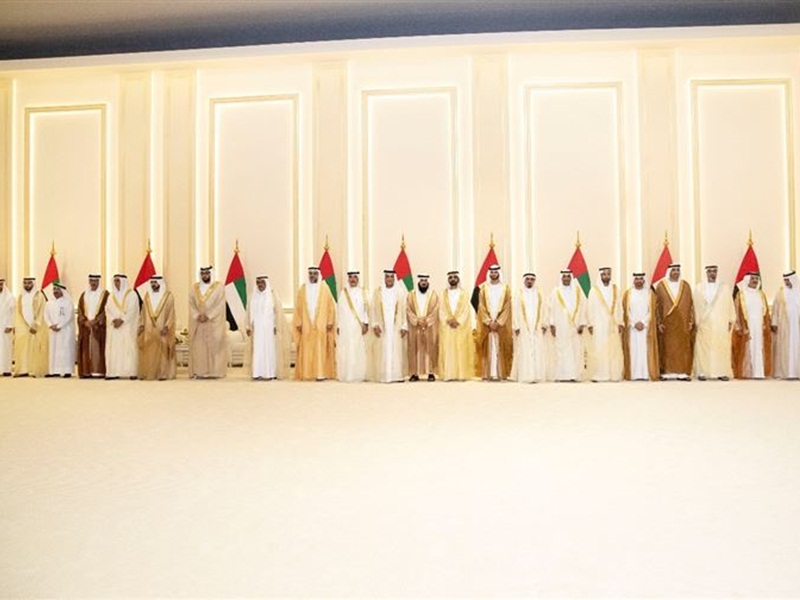 فيديو يوثق أفراح آل نهيان وآل مكتوم بحضور محمد بن راشد والحكام