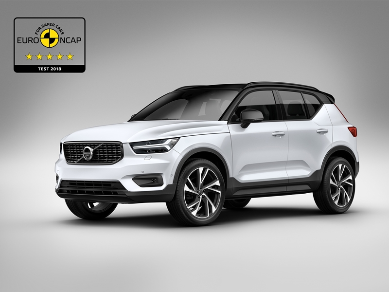 "Volvo XC40" تحصد تصنيف "خمس نجوم" في اختبارات "البرنامج الأوروبي لتقييم السيارات الجديدة"