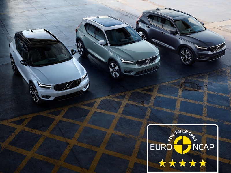 "Volvo XC40" تحصد تصنيف "خمس نجوم" في اختبارات "البرنامج الأوروبي لتقييم السيارات الجديدة"