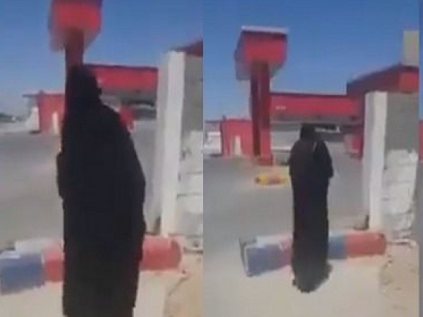 بالفيديو: سعودي تنكر بزي امرأة لأجل التسول!