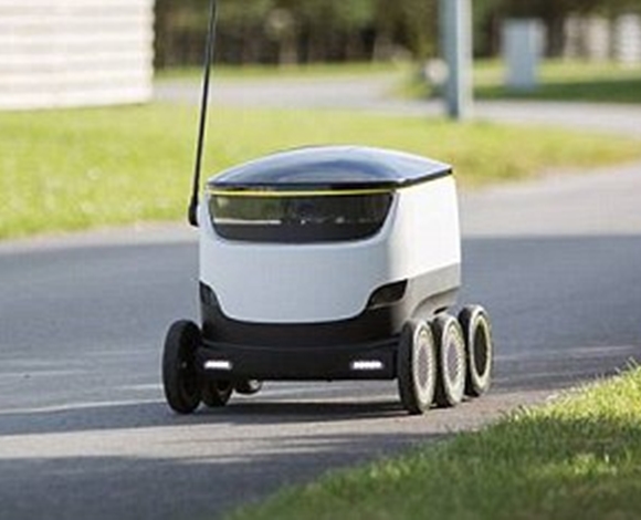 البدء باختبار روبوتاتdrone لعمليات التسليم الأرضية