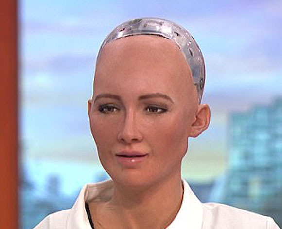 الإنسان الآلي Sophia يظهر في برنامج Good morning Britain
