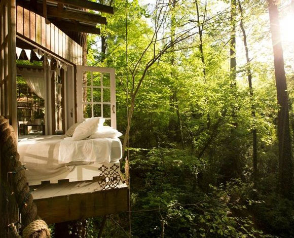 منزل فوق شجرة بأتلانتا يصبح من أكثر العقارات المطلوبة على موقع Airbnb